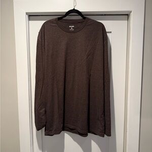 Men's True Classic Long-Sleeve Crewneck Shirt - Brown